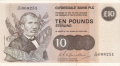 Clydesdale Bank Plc 1 And 5 And 10 Pounds From 1982 10 Pounds, 29. 3.1982